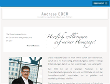 Tablet Screenshot of andreas-eder.at